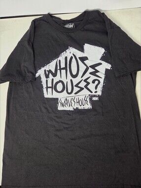 Aew Swerve Strickland Whose House Tshirt Wrestling Black Youth Mens Large